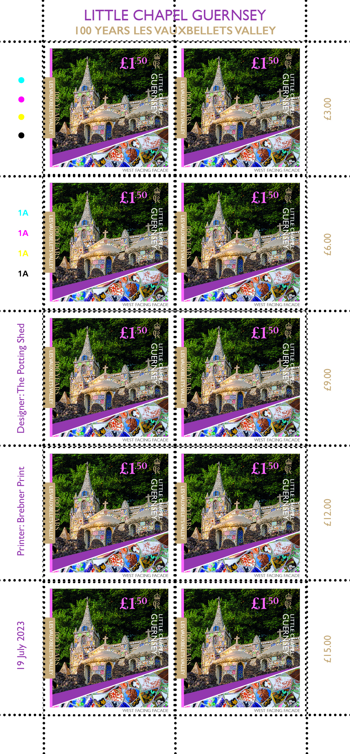 Sheet of 10 part 3